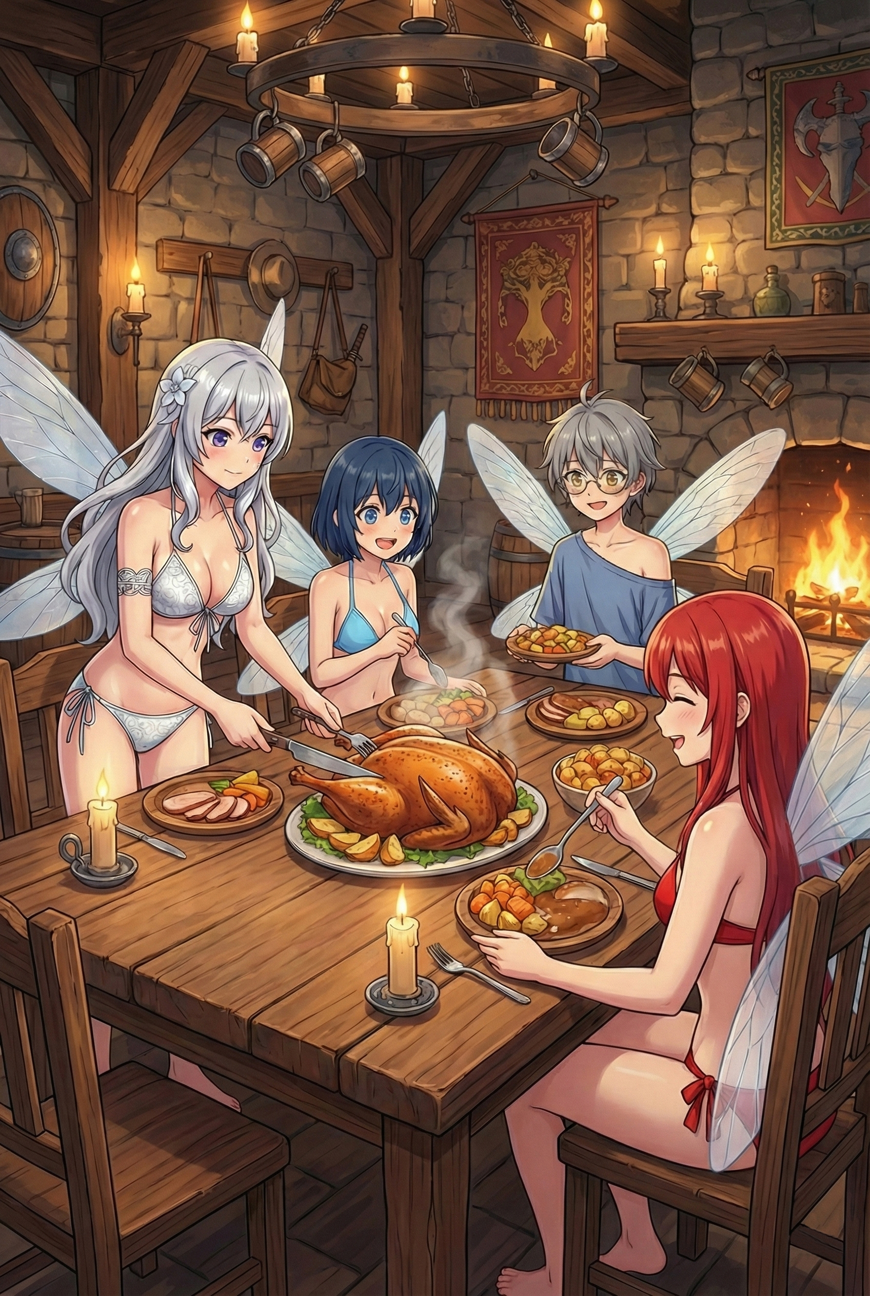 Weihnachtsgans-Essen bei Rawenna